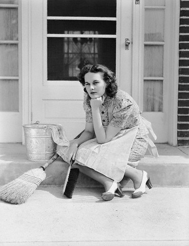 daydreaming housewife