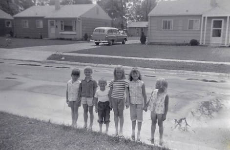 Playing in Rain Water