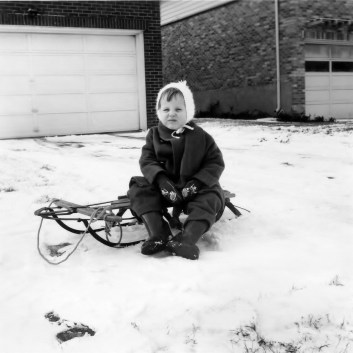 Sledding Dec 1961
