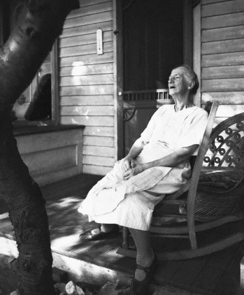 Old lady rocking