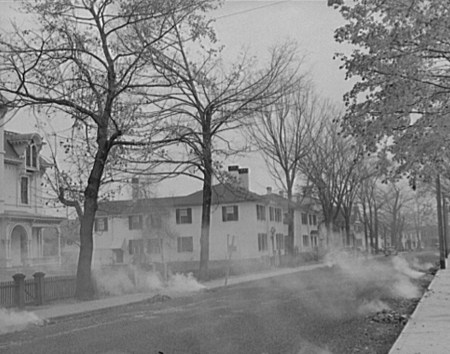 Delano burning autumn leaves 1940